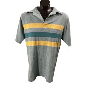 Vintage Knight's Bridge Multicolor Striped Polo - Medium